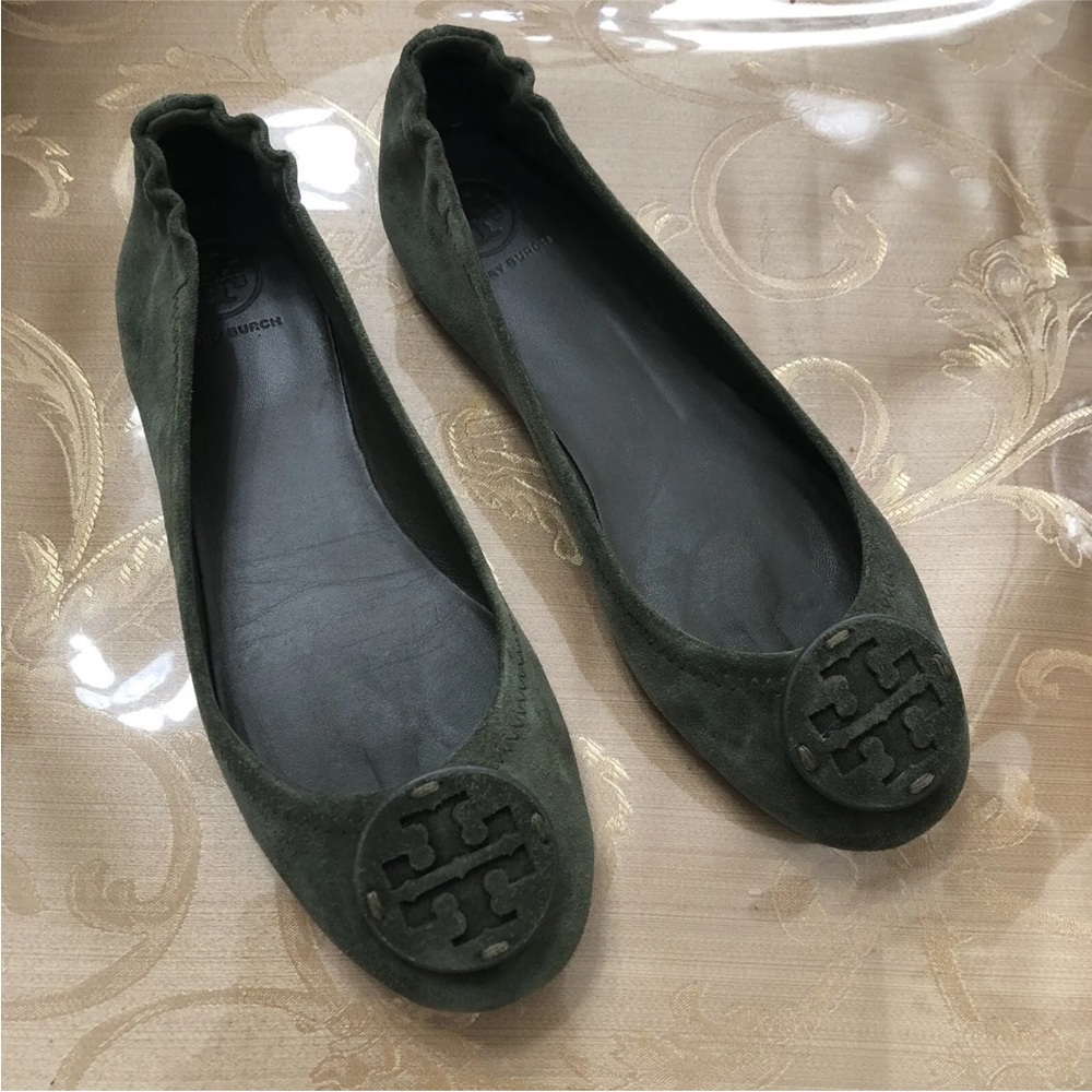 Tory Burch women’s shoes size 6.5 green color - Picture 2 of 8